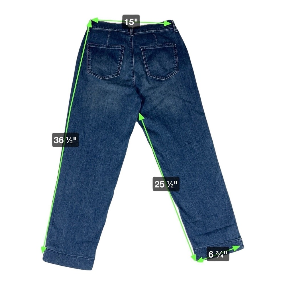 Gloria Vanderbilt Classic Fit Tapered Jeans Womens‎ 6 Blue NWT - Picture 6 of 7